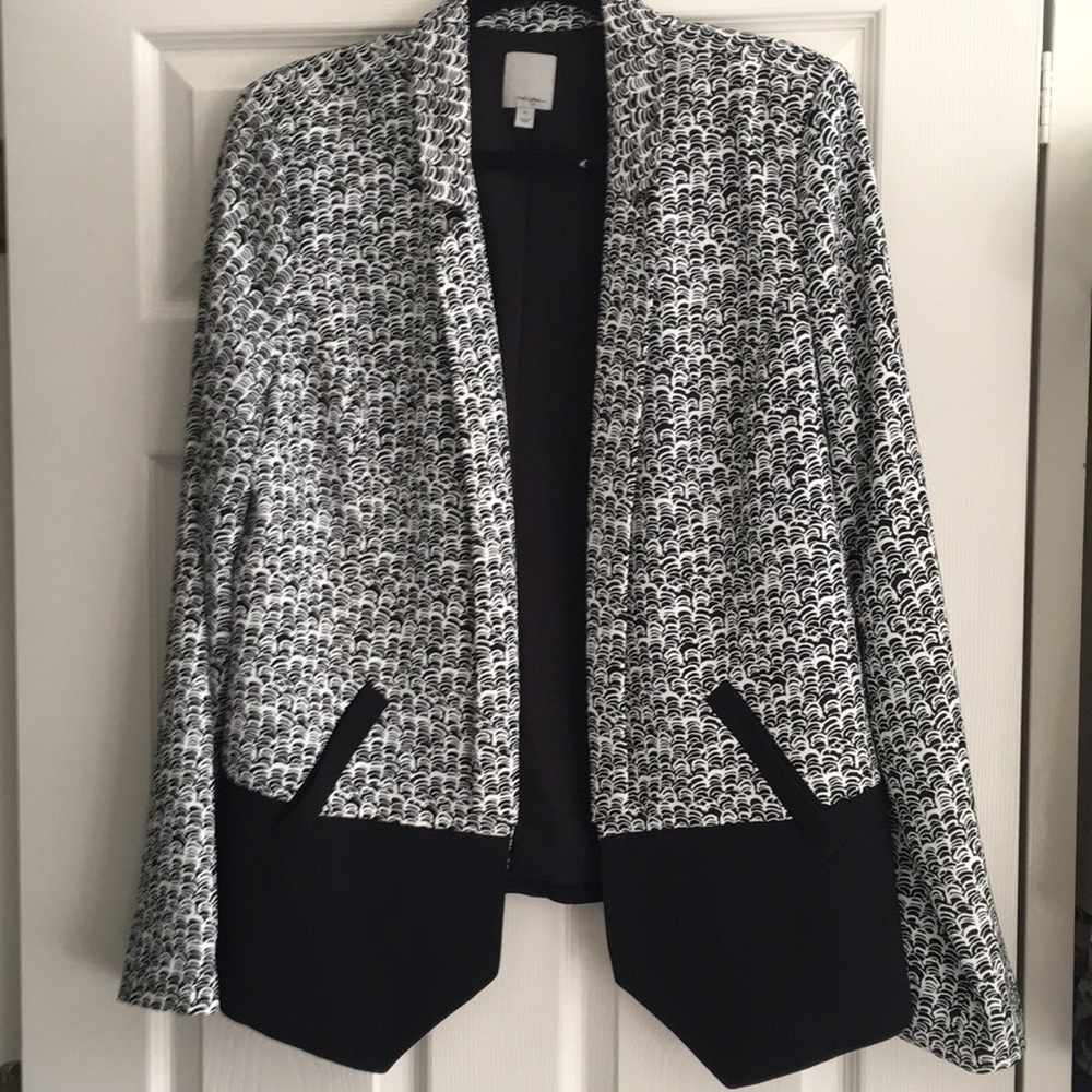 Halogen Black & White Blazer